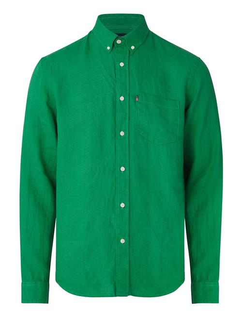 Casual Linen Shirt Lexington Clothing Green