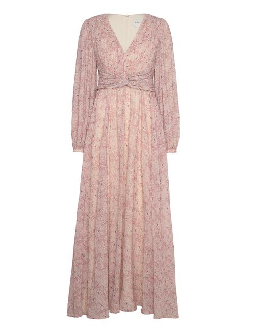 Malina Lamia V-Neck Maxi Dress Malina Pink