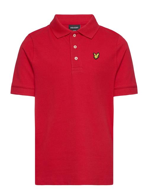 Se Lyle & Scott Plain Polo Shirt Lyle & Scott Red ved Booztlet