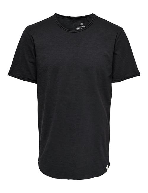 Se ONLY & SONS Onsbenne Longy Ss Tee Nf 7822 Noos ONLY & SONS Black ved Booztlet