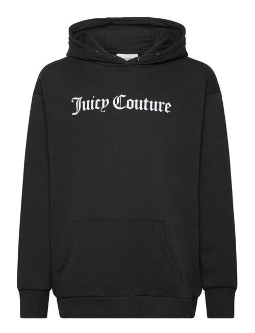 Juicy Couture Juicy Flocked Oth Over Hoody Juicy Couture Black