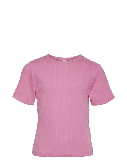 Se Vero Moda Girl Vmjulieta Ss Top Girl Vero Moda Girl Pink ved Booztlet