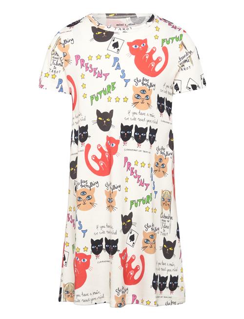 Clairvoyant Cats Aop Ss Dress Mini Rodini Patterned