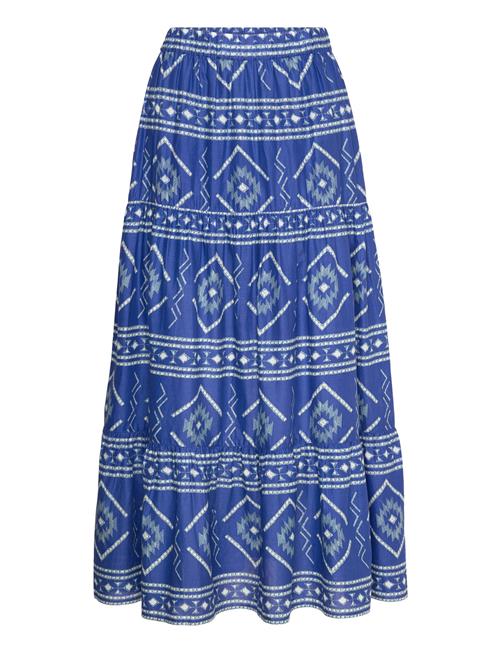 Lollys Laundry Sunsetll Maxi Skirt Lollys Laundry Blue