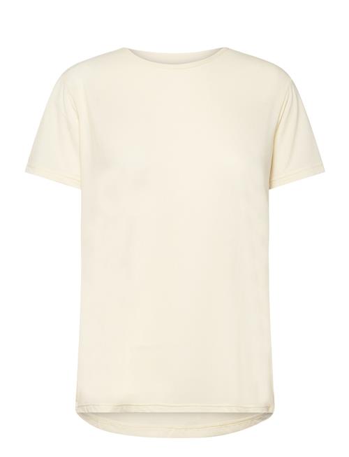 Se Athlecia Lizzy W Slub S/S Tee Athlecia Beige ved Booztlet