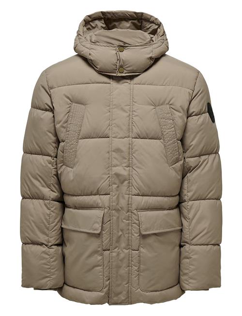 ONLY & SONS Onsarwin Puffer Coat Otw Bf ONLY & SONS Grey