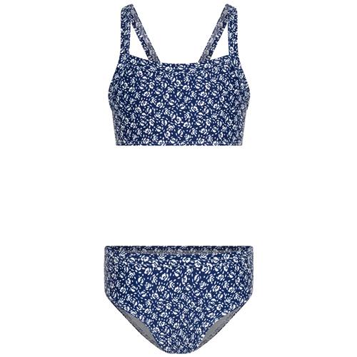 Petit Bateau Blomstret Bikini Navyblå | Blå | 6 years