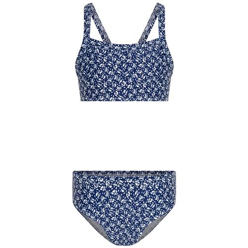 Petit Bateau Blomstret Bikini Navyblå | Blå | 6 years