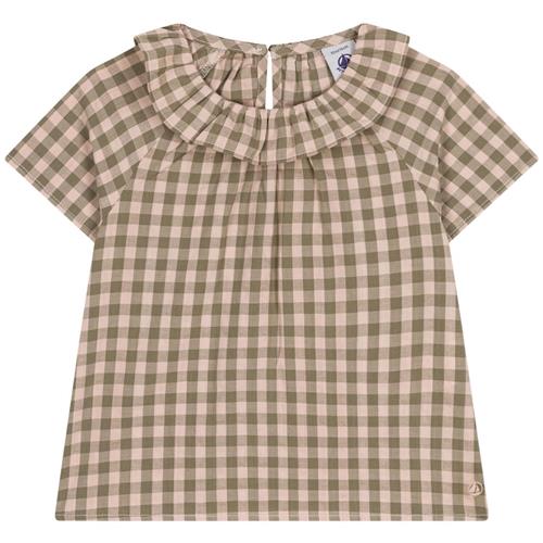 Petit Bateau Gingham Bluse Lyserød | Lyserød | 3 months