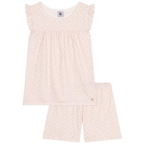 Petit Bateau Blomstret Pyjamas Lyserød | Lyserød | 4 years