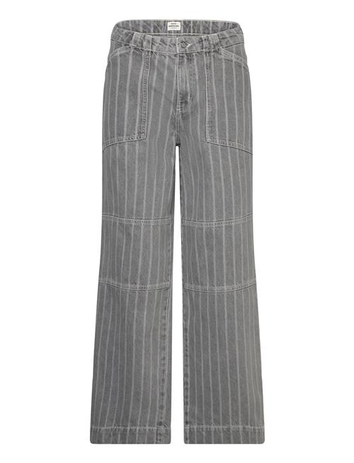 Se Mads Nørgaard Grey Stripe Denim Krauer Jeans Mads Nørgaard Grey ved Booztlet