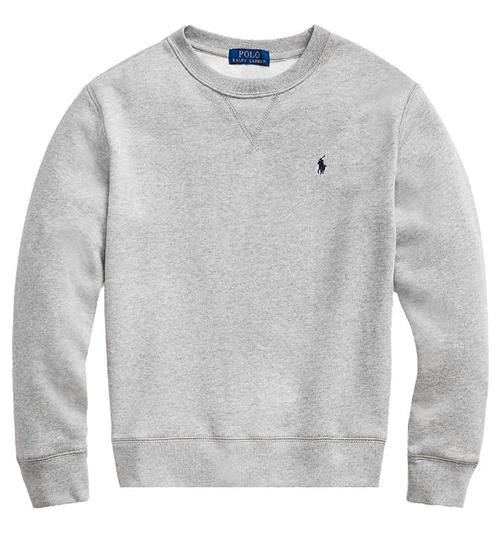 Polo Ralph Lauren Polo Ralph Lauren Sweatshirt - GrÃ¥meleret m. Logo