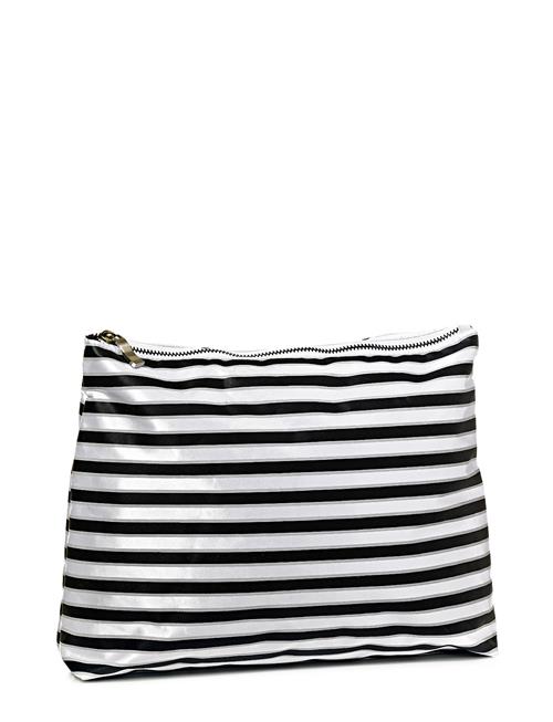 Pipol's Bazaar Stripes Cosmetic Big Pipol's Bazaar White