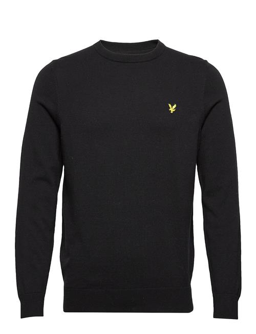 Se Lyle & Scott Cotton Crew Neck Jumper Lyle & Scott Black ved Booztlet