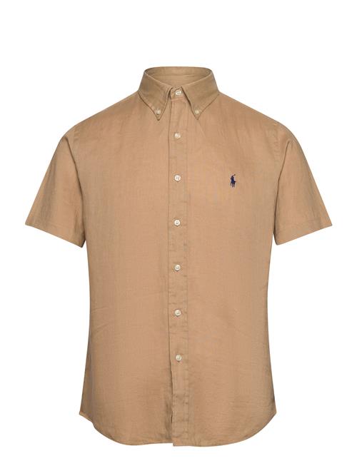 Polo Ralph Lauren Custom Fit Linen Shirt Polo Ralph Lauren Khaki