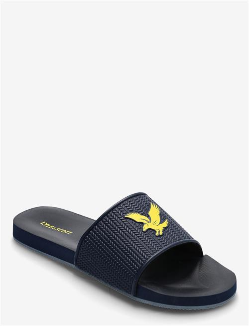 Se Lyle & Scott Easy Slide Lyle & Scott Blue ved Booztlet