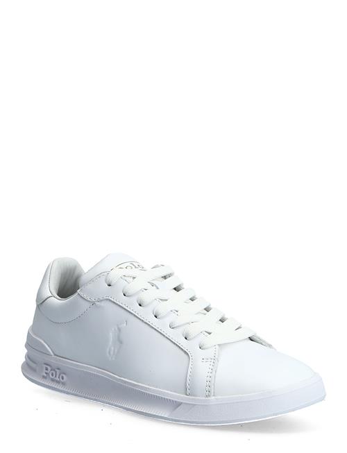 Heritage Court Ii Leather Sneaker Polo Ralph Lauren White