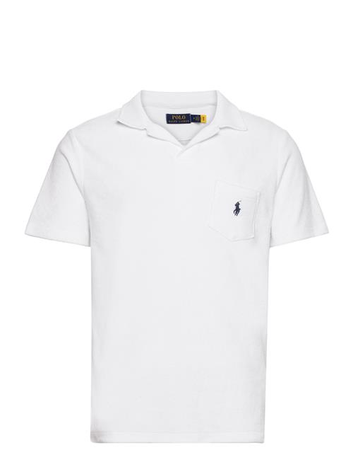 Polo Ralph Lauren Custom Slim Fit Terry Polo Shirt Polo Ralph Lauren White