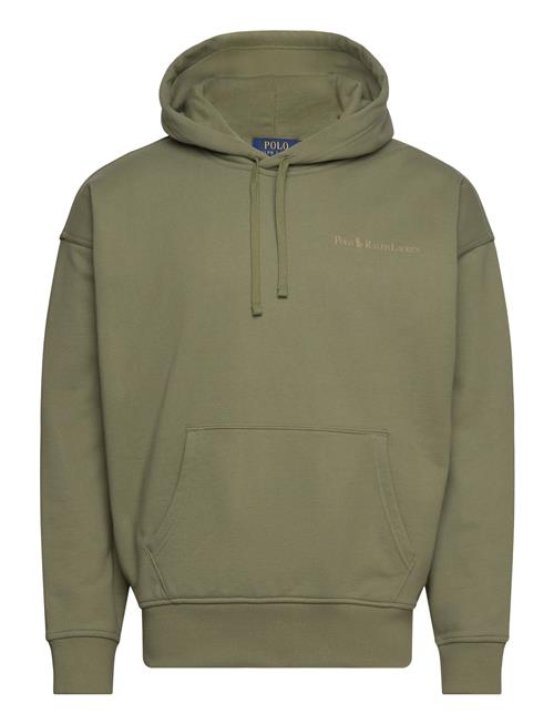 Se Polo Ralph Lauren Relaxed Fit Logo Fleece Hoodie Polo Ralph Lauren Green ved Booztlet