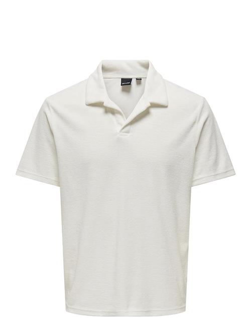 ONLY & SONS Onsdeniz Reg Terry Ss Polo Cs ONLY & SONS White