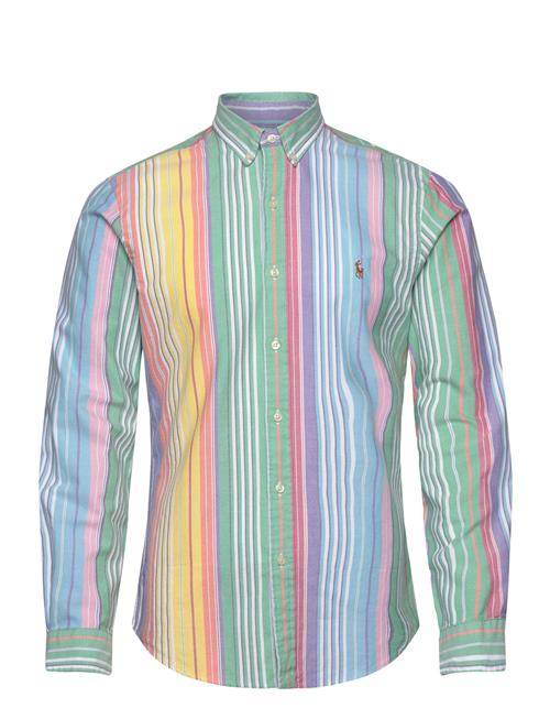 Polo Ralph Lauren Slim Fit Striped Oxford Shirt Polo Ralph Lauren Green