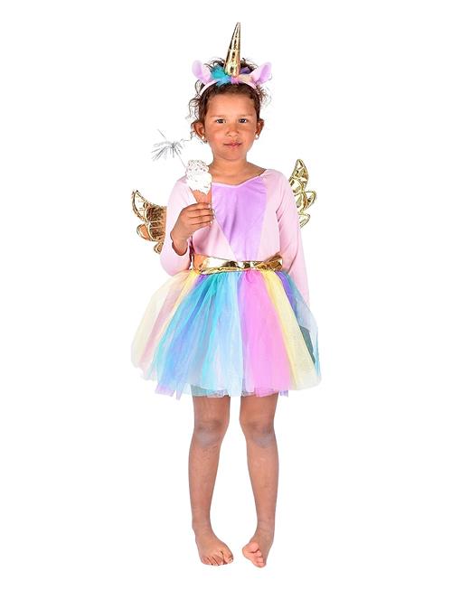 Den goda fen Dress Unicorn + Diadem Den Goda Fen Patterned