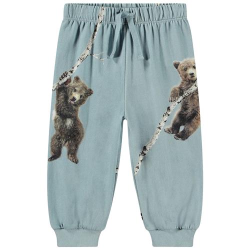 Molo GOTS Simeon Joggingbukser Birch Bears | Blå | 68 cm