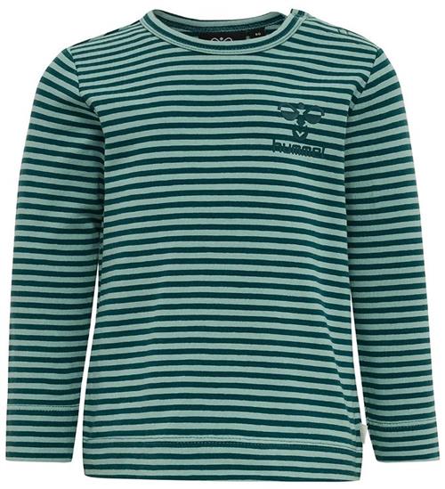 Se Hummel Bluse - hmlMulle - Deep Teal ved KidsWorld