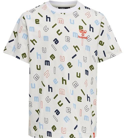 Se Hummel Hummel T-Shirt - HmlElo - Marshmallow ved KidsWorld