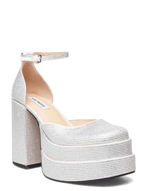 Se Steve Madden Charlize-R Sandal Steve Madden Silver ved Booztlet