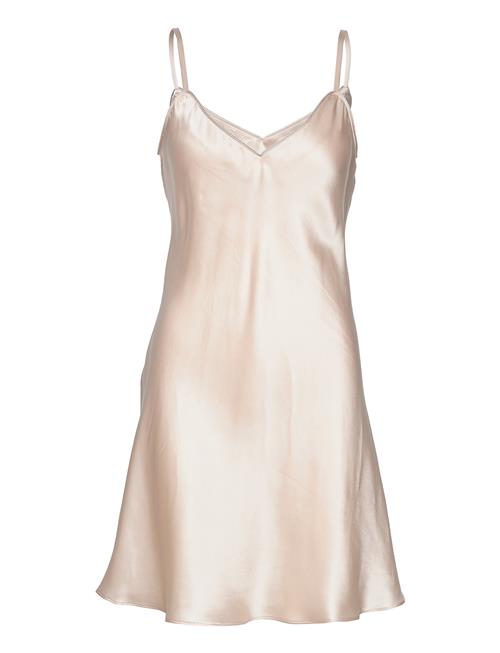 Se Lady Avenue Pure Silk - Slip W.cording Lady Avenue Pink ved Booztlet