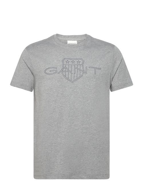 GANT Logo Ss T-Shirt GANT Grey