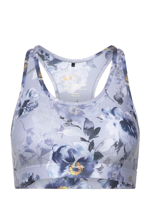 Se Athlecia France W Printed Bra Athlecia Blue ved Booztlet