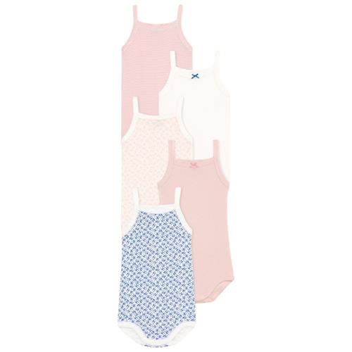 Se Petit Bateau 5-pak Babybodyer Lyserøde | Lyserød | 24 months ved Babyshop