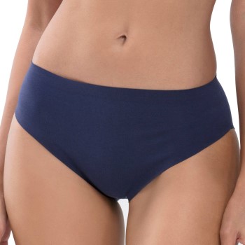 Mey Trusser Natural Second Me American Briefs Midnatsblå bomuld Medium Dame