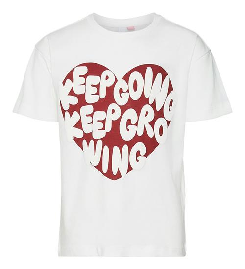 Vero Moda Girl T-shirt - VmAppleheart - Snow White/Frontprint Bi