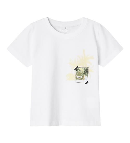 Name It Name It T-Shirt - NmmHermol - Bright White m. Palmer