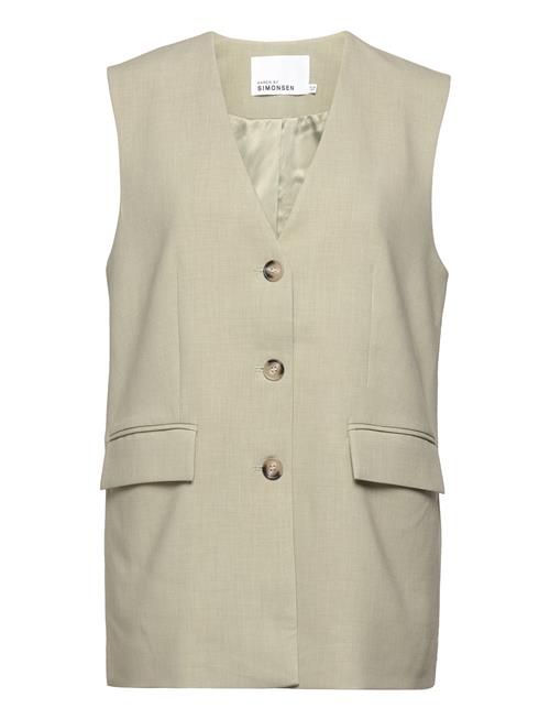 Karen By Simonsen Barneykb Vest Karen By Simonsen Beige