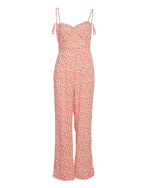 Mango Floral Print Jumpsuit Mango Patterned