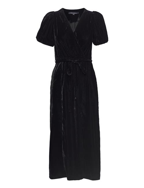 French Connection Ilavia Velvet Long Dress French Connection Black