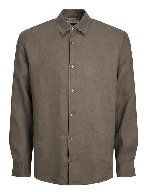 Jack & Jones Jprcclawrence Linen Shirt L/S Sn Jack & J S Brown