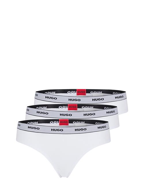 HUGO Triplet Thong Stripe HUGO White