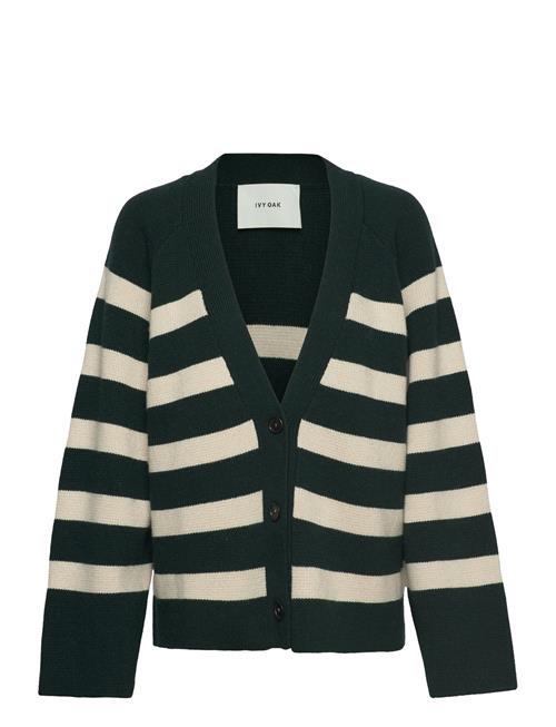 IVY OAK Kaina Stripe Cardigan IVY OAK Green