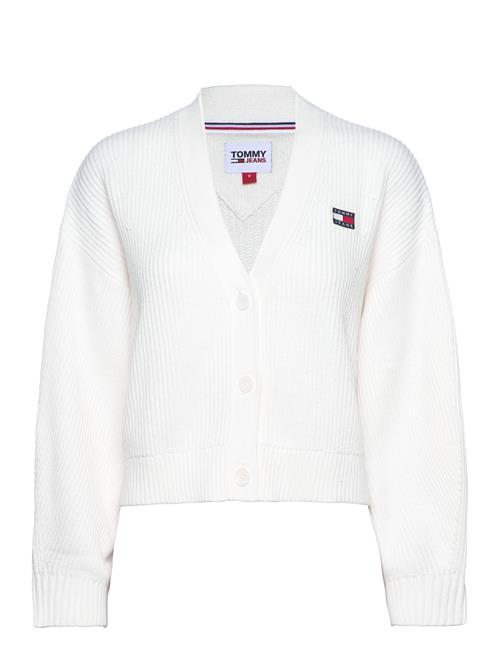 Tommy Jeans Tjw Essential Badge Cardigan Tommy Jeans White