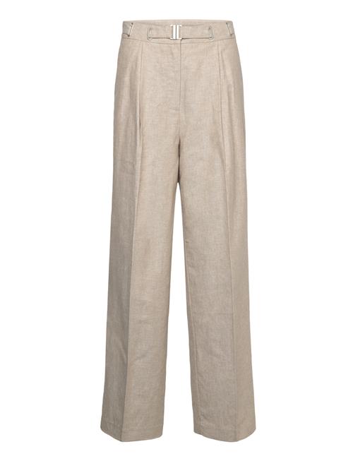 REMAIN Birger Christensen Belted Pants REMAIN Birger Christensen Beige