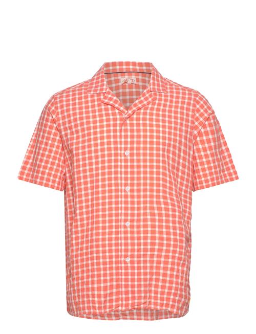 Armor Lux Checked Short-Sleeved Shirt Armor Lux Coral