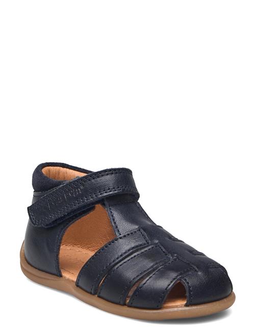 Pom Pom Starters™ Velcro Sandal Pom Pom Navy