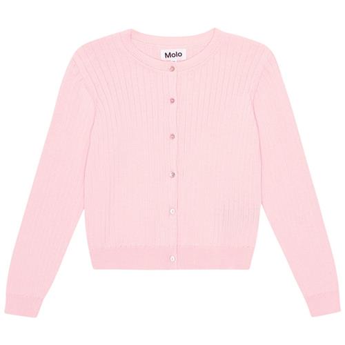 Se Molo Gloria Cardigan Candy Floss | Lyserød | 110/116 cm ved Babyshop