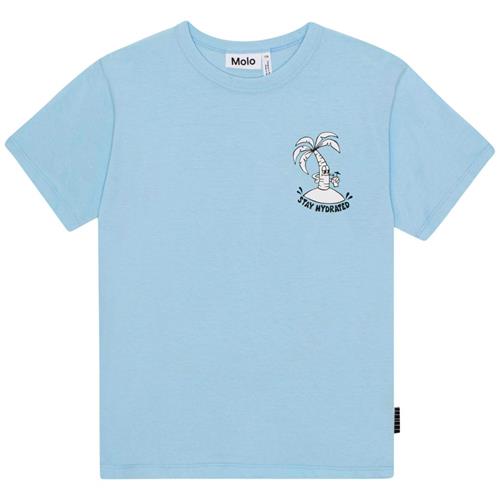 Se Molo GOTS Riley T-shirt Stay Hydrated | Blå | 122 cm ved Babyshop