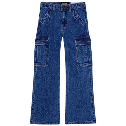 Molo Addy Jeans Washed Vintage | Blå | 158 cm